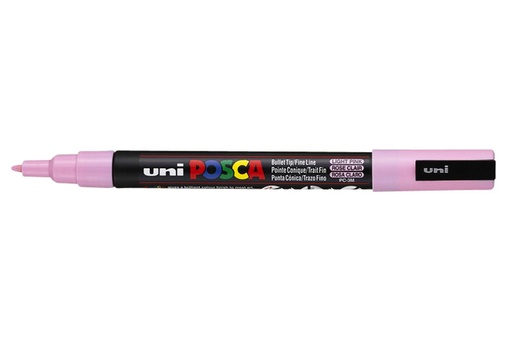 [1386124] Verfstift Posca PC3M fijn lichtroze