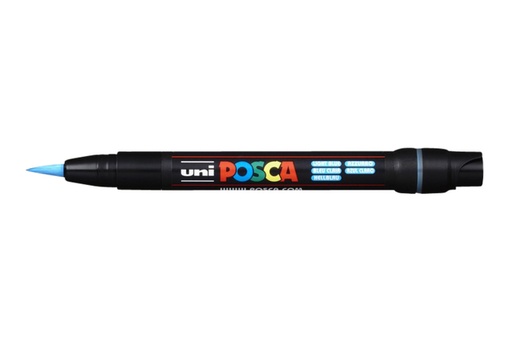 [1386131] Brushverfstift Posca PCF350 1-10mm lichtblauw