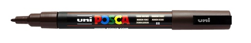 [1386144] Verfstift Posca PC3M fijn donkerbruin