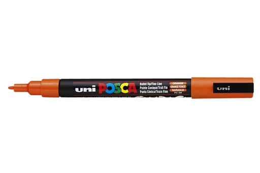 [1386150] Verfstift Posca PC3M fijn donkeroranje