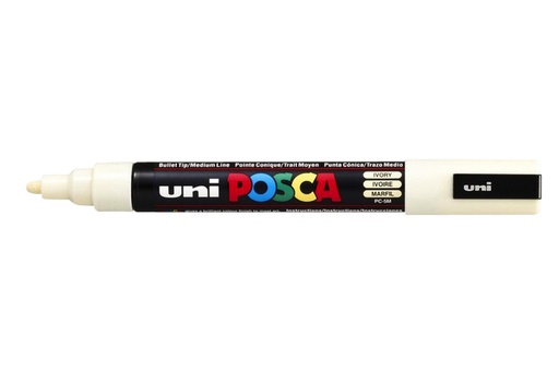 [1386154] Verfstift Posca PC5M medium ivoor