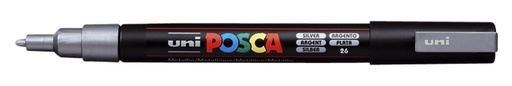 [1386162] Verfstift Posca PC3M fijn zilver