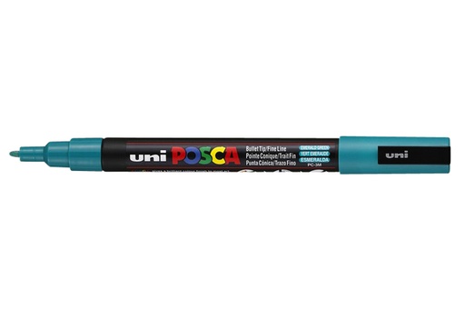 [1386163] Verfstift Posca PC3M fijn smaragdgroen