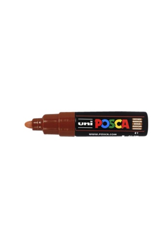 [1386164] Verfstift Posca PC7M breed bruin