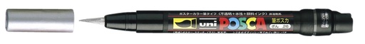 [1386167] Brushverfstift Posca PCF350 1-10mm zilver