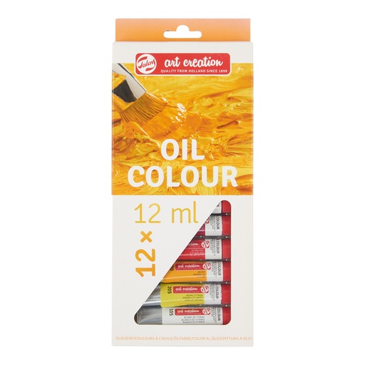 [1386382] Talens Art Creation olieverf set 12 tubes 12 ml