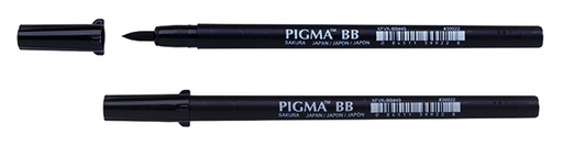 [1386496] Brushpen Sakura Pigma breed zwart