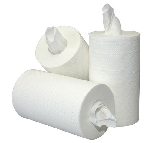 [1386851] Poetspapier Cleaninq klein 2-laags 158 vel wit