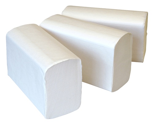 [1386862] Handdoek Cleaninq I-vouw 2-laags 203x320mm 25x120st wit