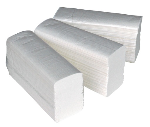 [1386869] Handdoek Cleaninq I-vouw 2-laags 206x240mm 25x150st wit