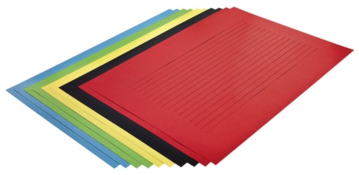 [1386931] Vlechtpapier Folia 130gr 35x50cm 10 vel assorti kleuren