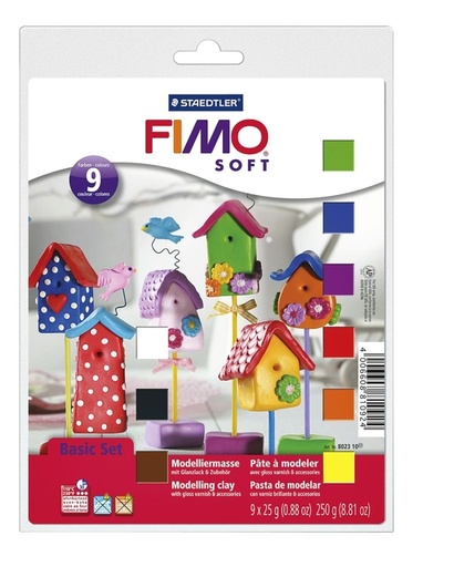 [1386964] Klei Fimo  soft  basic halve blokken ass