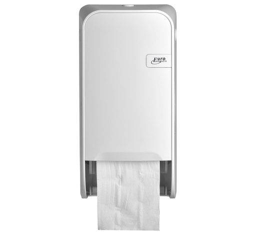 [1386990] Toiletpapierdispenser Quartzline Q1 systeemrol duo wit 441001