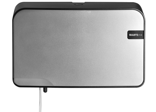 [1386992] Toiletpapierdispenser Quartzline Q2 klein duo zilver 441092