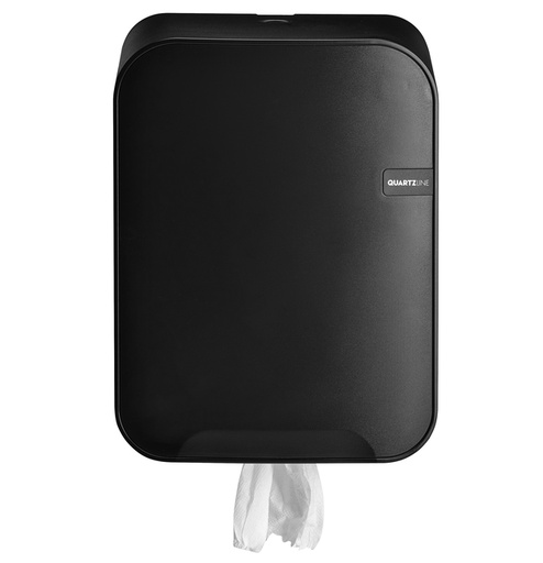 [1387001] Poetspapierdispenser Quartzline Q16 medium zwart 441154