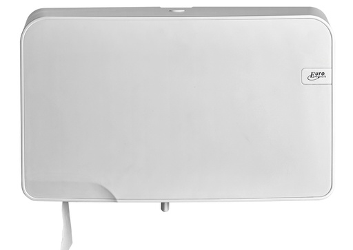 [1387024] Toiletpapierdispenser Quartzline Q5 jumbo klein duo wit 441007