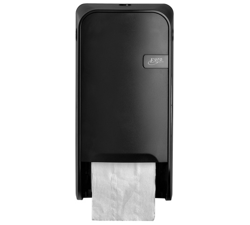 [1387029] Toiletpapierdispenser Quartzline Q1 systeemrol duo zwart 441051