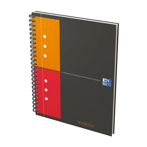 [011383] Spiraalblok Oxford International Notebook A5+ ruit 5mm