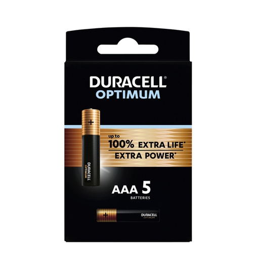 [1388147] Batterij Duracell Optimum 100% 5xAAA