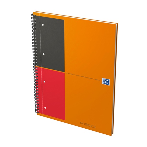 [011386] Spiraalblok Oxford International Notebook A4+ lijn
