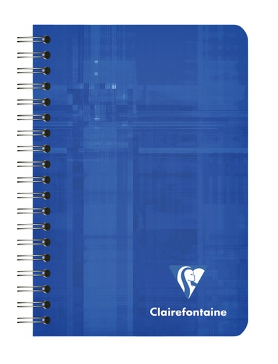 [1388340] Notitieboek Clairefontaine A7+ 95x140 ruit 5x5 100blz 90gr assorti