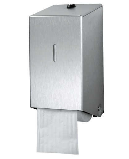 [1388538] Toiletpapierdispenser Euro Products systeemrol duo zilver 438001