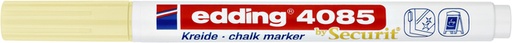 [1388960] Krijtstift edding 4085 by Securit rond 1-2mm pastel geel