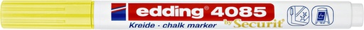 [1388961] Krijtstift edding 4085 by Securit rond 1-2mm neon geel