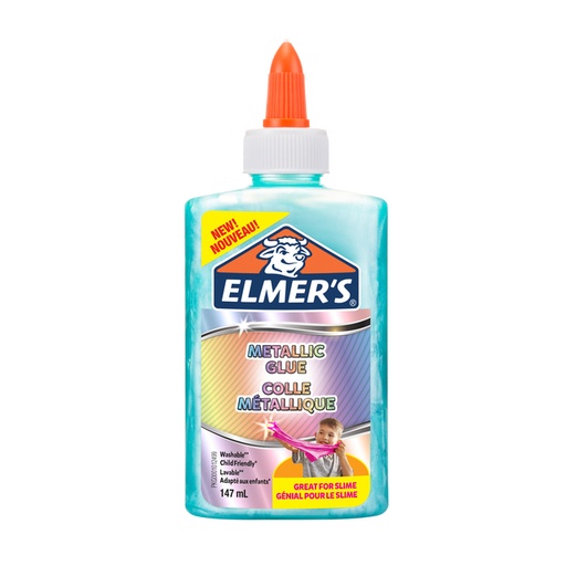 [1389094] Kinderlijm Elmer's metallic blauw