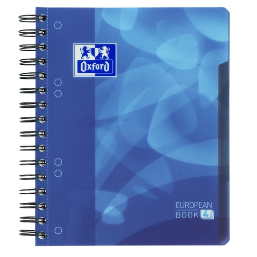 [274445] Projectboek Oxford School A5+ lijn 6-gaats 240 pagina's 80gr blauw