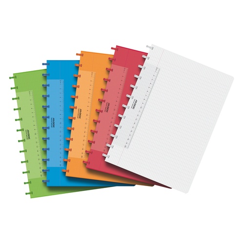 [1391736] Schrift Adoc A4 ruit 4x8mm 144blz 90gr assorti