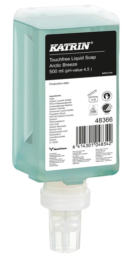 [1396671] Handzeep Katrin vloeibaar touchfree 500ml Arctic Breeze 48366