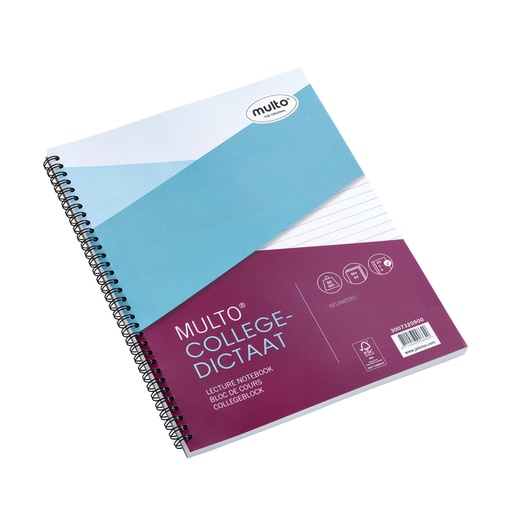 [278561] Collegedictaat Multo A4 lijn 23-gaats 160 pagina's 80gr wit