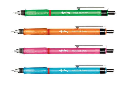 [1396777] Vulpotlood rOtring Visuclick 2B 0.7mm assorti