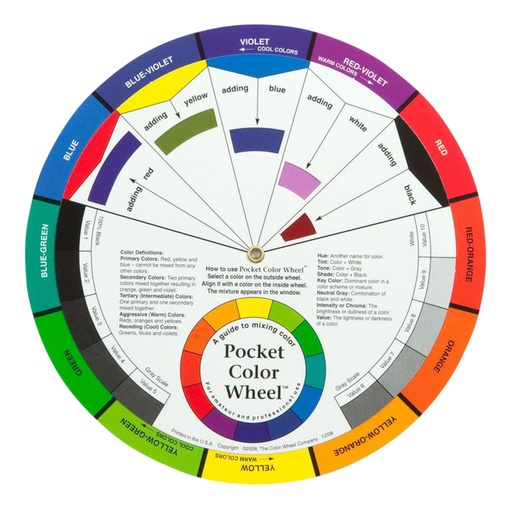 [1396900] Kleurenwiel The Color Wheel Company 23cm