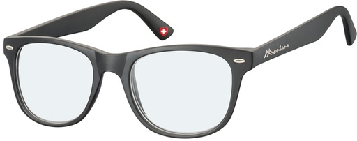 [1398342] Leesbril Montana +2.50 dpt blue light filter zwart