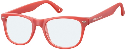 [1398343] Leesbril Montana +2.50 dtp blue light filter rood