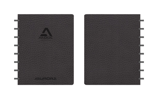 [1398862] Schrift Adoc Business A5 ruit 5x5mm 144 pagina's 90gr zwart