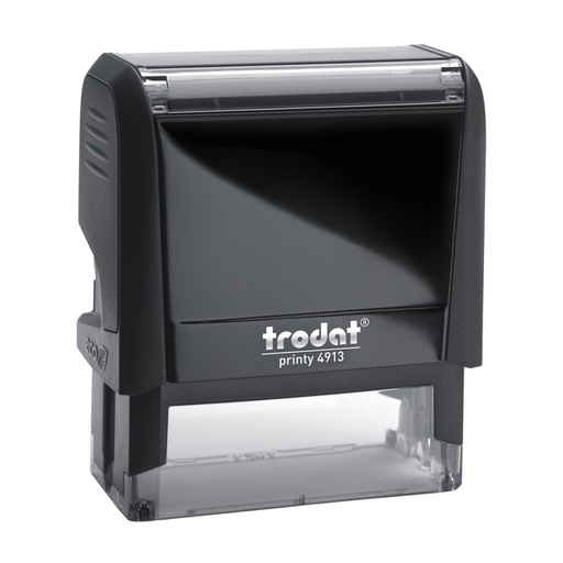 [1399342] Tekststempel Trodat Printy 4913 personaliseerbaar zw 5regels 57x21mm