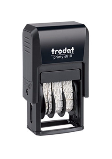 [1399360] Datumstempel Trodat Printy 4810 Nederlands zwart