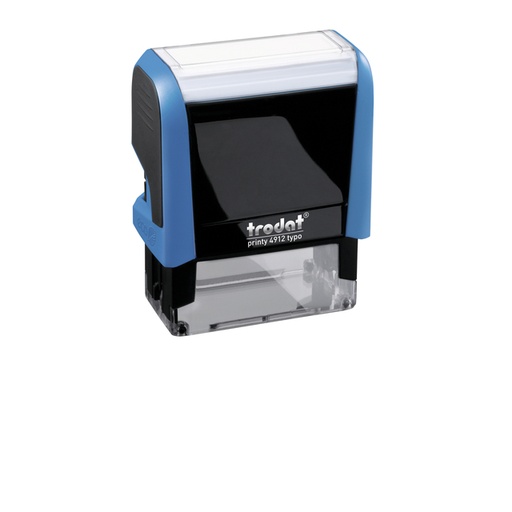 [1399388] Tekststempel Trodat Printy 4912 Typo zw 4regels 46x17mm