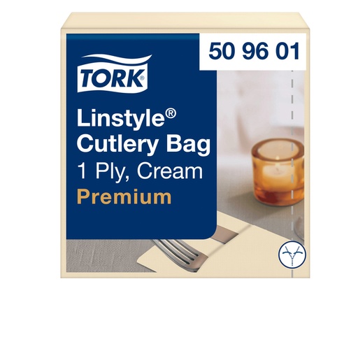 [1399757] Pochette Tork Linstyle Premium 1-laags 390x390mm crème 509609
