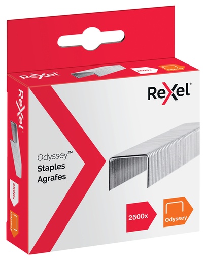 [306005] Nieten Rexel Odyssey verzinkt 2500 stuks