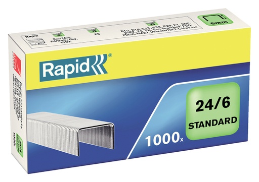 [306013] Nieten Rapid 24/6 gegalvaniseerd standaard 1000 stuks