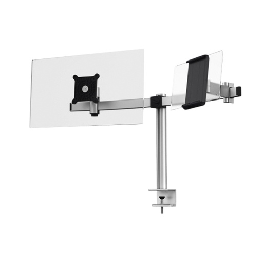 [1400081] Monitorarm Durable met klem voor 1 scherm en 1 tablet