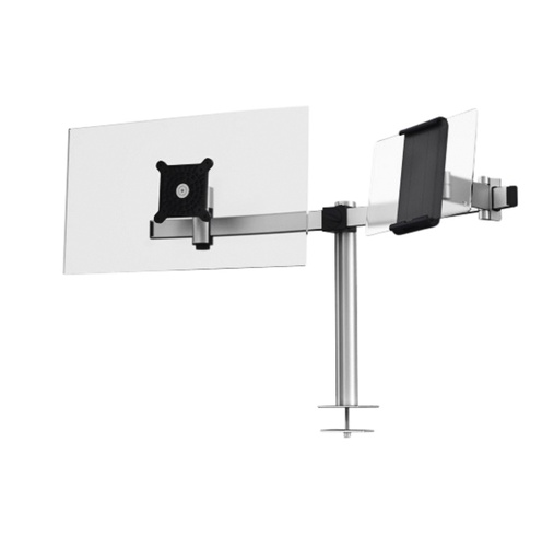[1400083] Monitorarm Durable met bladdoorvoer voor 1 scherm en 1 tablet