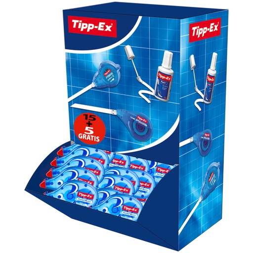 [1400272] Correctieroller Tipp-ex pocket mouse 4.2mmx10m valuepack à 15+5 gratis