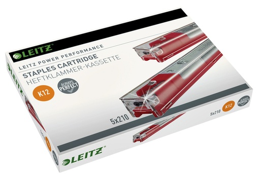 [306094] Nieten Leitz cassette K12 26/12 verzinkt 1050 stuks