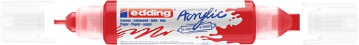 [1400706] Acrylmarker edding e-5400 3D double liner verkeersrood