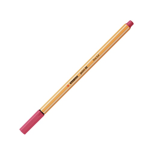 [1400818] Fineliner STABILO point 88/49 fijn aardbeienrood